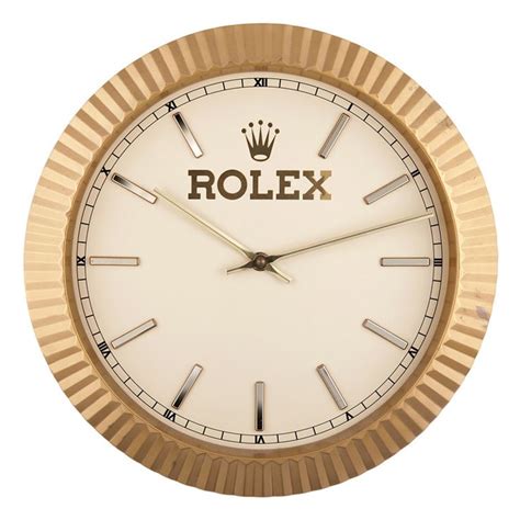 Vintage Rolex Wall Clock .